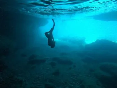 Blue Room cave