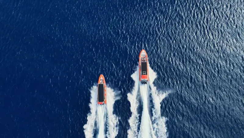 Snelste manier naar Klein Curaçao met de Powerboat