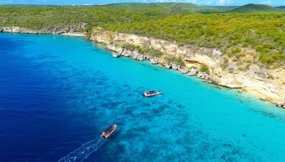 Snelste manier naar Klein Curaçao met de Powerboat